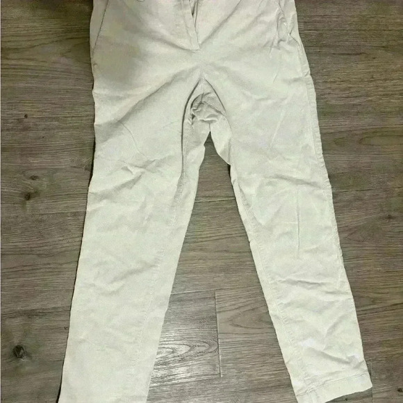 Pendleton Women’s Size 4 Cream/Tan Cotton Corduroy  Straight Leg Pants - Picture 3 of 8